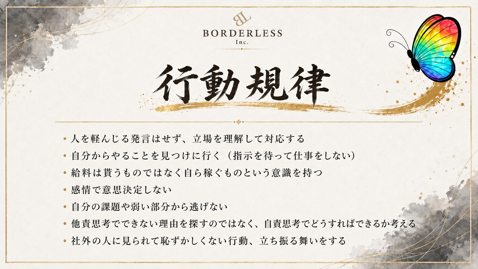 行動規律